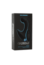 Doc Johnson - Optimale - P-Curve Prostate Massager w/ Remote - Black - Stag Shop