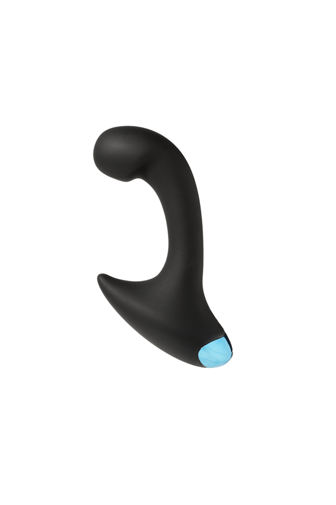 Doc Johnson - Optimale - P-Curve Prostate Massager w/ Remote - Black - Stag Shop