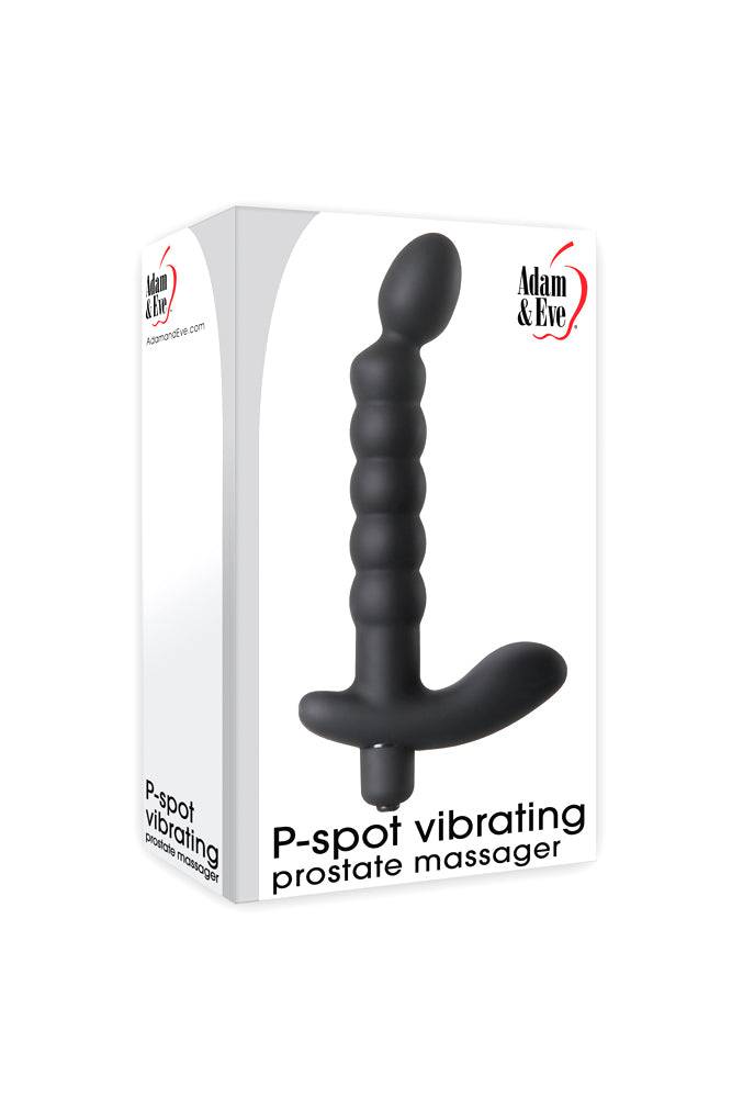 Adam & Eve - P-Spot Vibrating Prostate Massager - Black - Stag Shop