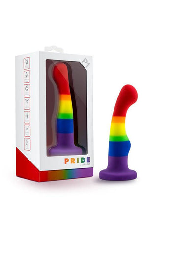 Blush Novelties - Avant - Pride P1 - Freedom - Silicone Curved Dildo - Stag Shop