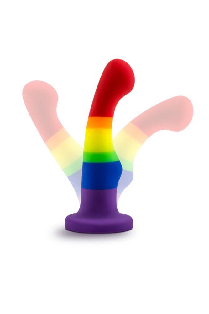 Blush Novelties - Avant - Pride P1 - Freedom - Silicone Curved Dildo - Stag Shop