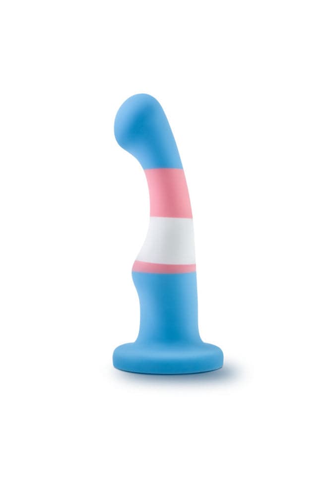Blush Novelties - Avant - Pride P2 - True Blue - Silicone Curved Dildo - Stag Shop