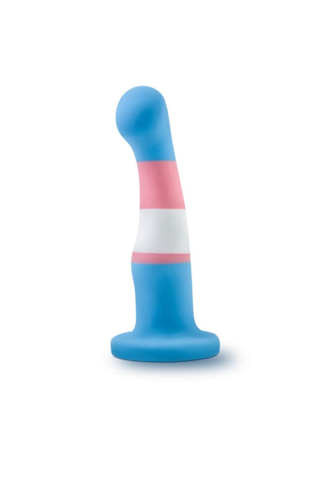 Blush Novelties - Avant - Pride P2 - True Blue - Silicone Curved Dildo - Stag Shop