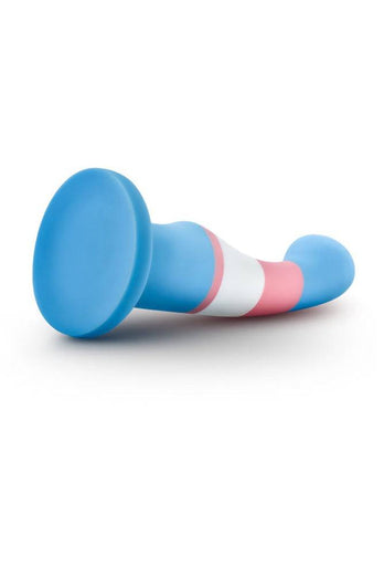 Blush Novelties - Avant - Pride P2 - True Blue - Silicone Curved Dildo - Stag Shop