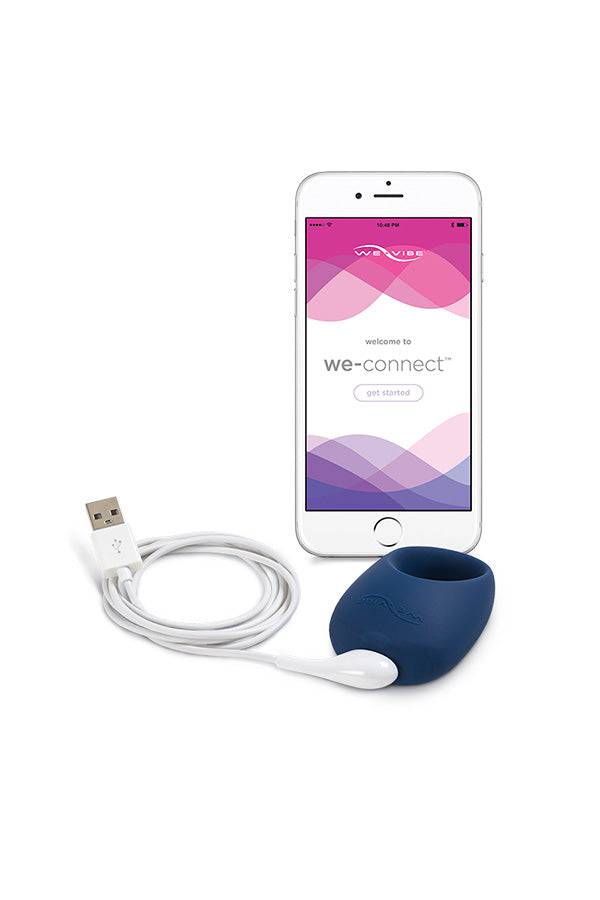 We-Vibe - Pivot - Vibrating Cock Ring - Blue - Stag Shop