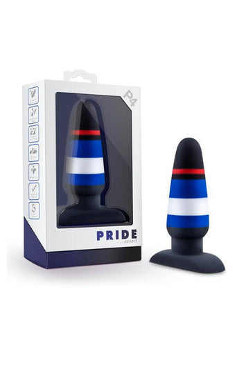 Blush Novelties - Avant - Pride P4 - Power Play - Silicone Butt Plug - Stag Shop