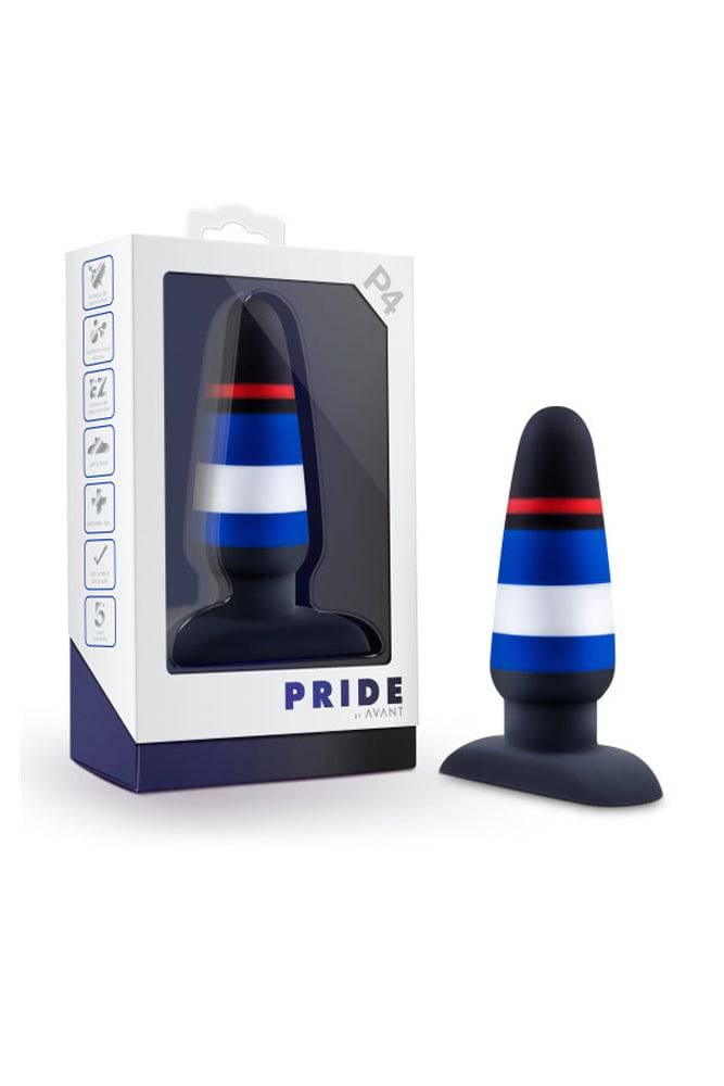 Blush Novelties - Avant - Pride P4 - Power Play - Silicone Butt Plug - Stag Shop