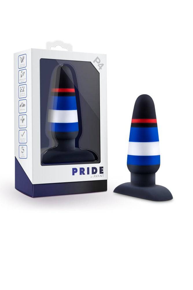 Blush Novelties - Avant - Pride P4 - Power Play - Silicone Butt Plug - Stag Shop