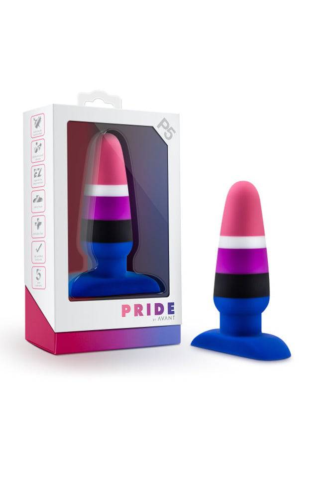 Blush Novelties - Avant - Pride P5 - Fluid - Silicone Butt Plug - Stag Shop