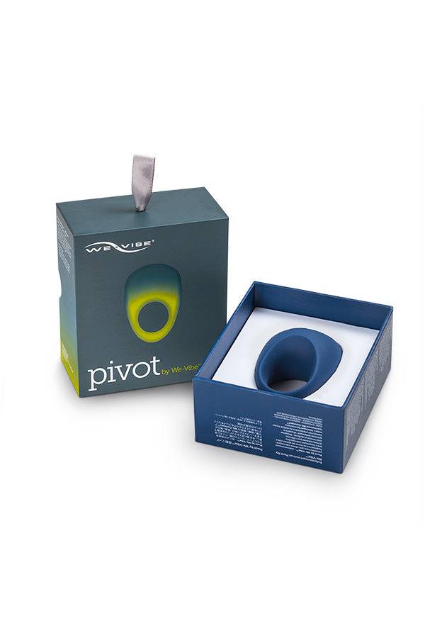 We-Vibe - Pivot - Vibrating Cock Ring - Blue - Stag Shop