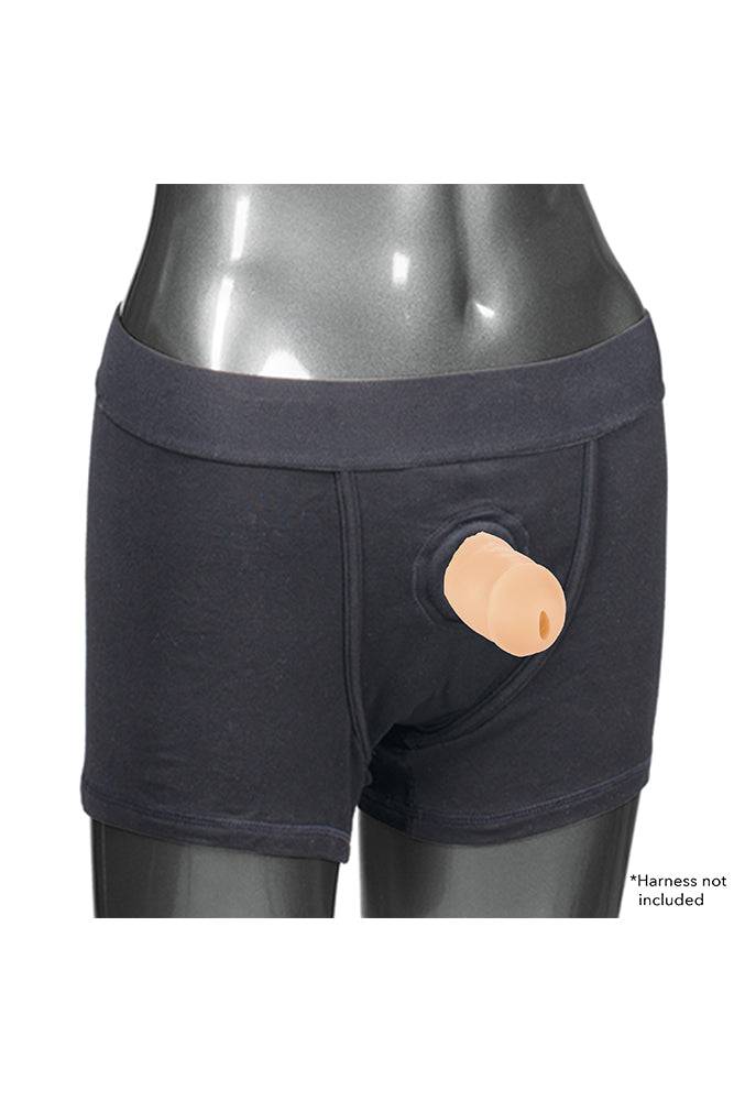 Cal Exotics - Packer Gear - 5 Inch Ultra - Soft Silicone STP Packer - Beige - Stag Shop