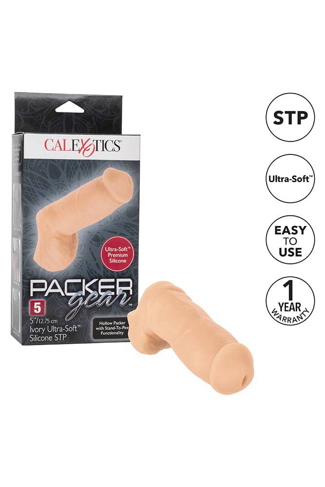 Cal Exotics - Packer Gear - 5 Inch Ultra - Soft Silicone STP Packer - Beige - Stag Shop