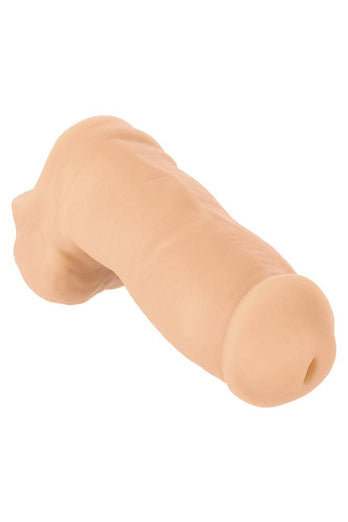 Cal Exotics - Packer Gear - 5 Inch Ultra - Soft Silicone STP Packer - Beige - Stag Shop