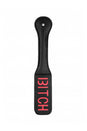 Ouch by Shots Toys - BITCH Paddle - Black - Stag Shop