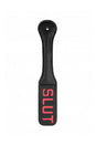 Ouch by Shots Toys - SLUT Paddle - Black/Red - Stag Shop