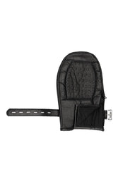 Ouch by Shots Toys - Bondage Mittens Padded With Metal Teeth - Black - Stag Shop