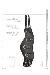 Ouch by Shots - Heavy Duty Padded Posture Collar - Black - Stag Shop
