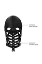 Ouch by Shots - Leather Male Mask - Black - Stag Shop