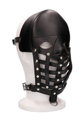 Ouch by Shots - Leather Male Mask - Black - Stag Shop