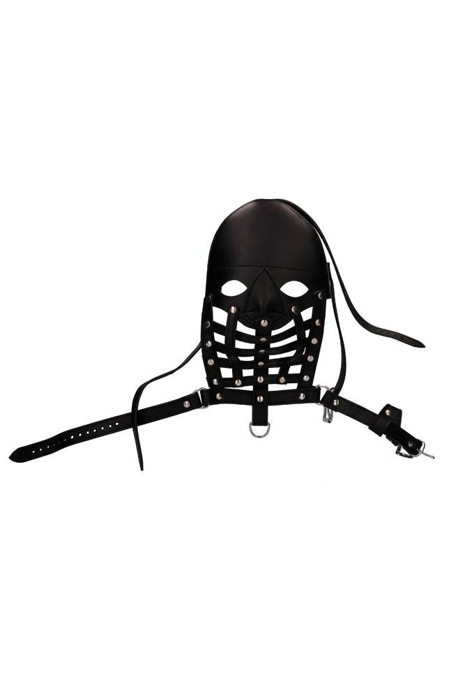 Ouch by Shots - Leather Male Mask - Black - Stag Shop