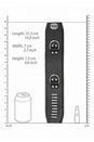Shots Toys - Pain - Restraint Ankle Cuff w/ Padlock - Black - Stag Shop