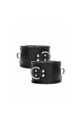 Shots Toys - Pain - Restraint Ankle Cuff w/ Padlock - Black - Stag Shop