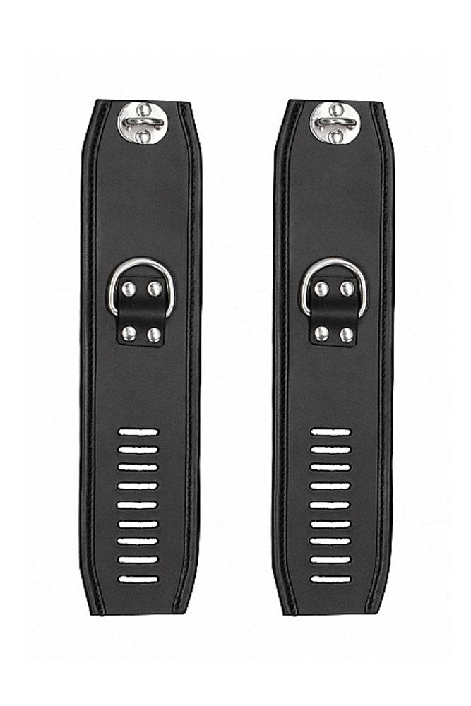 Shots Toys - Pain - Restraint Handcuff w/ Padlock - Black - Stag Shop