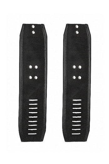 Shots Toys - Pain - Restraint Handcuff w/ Padlock - Black - Stag Shop