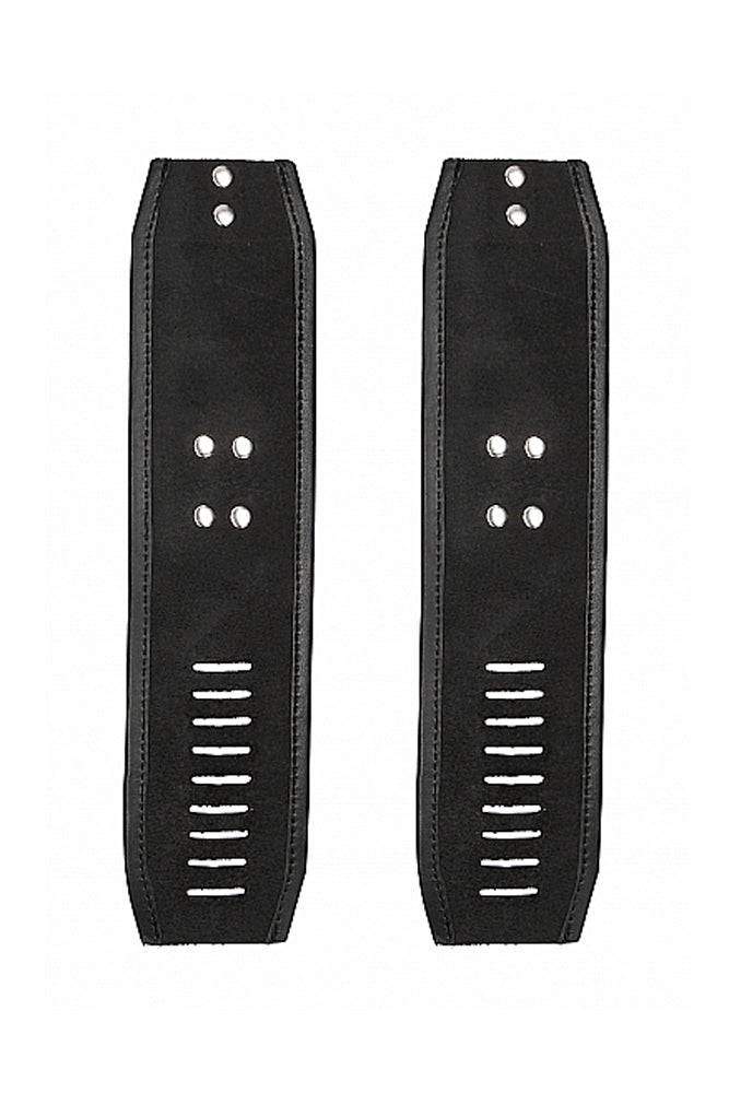 Shots Toys - Pain - Restraint Handcuff w/ Padlock - Black - Stag Shop