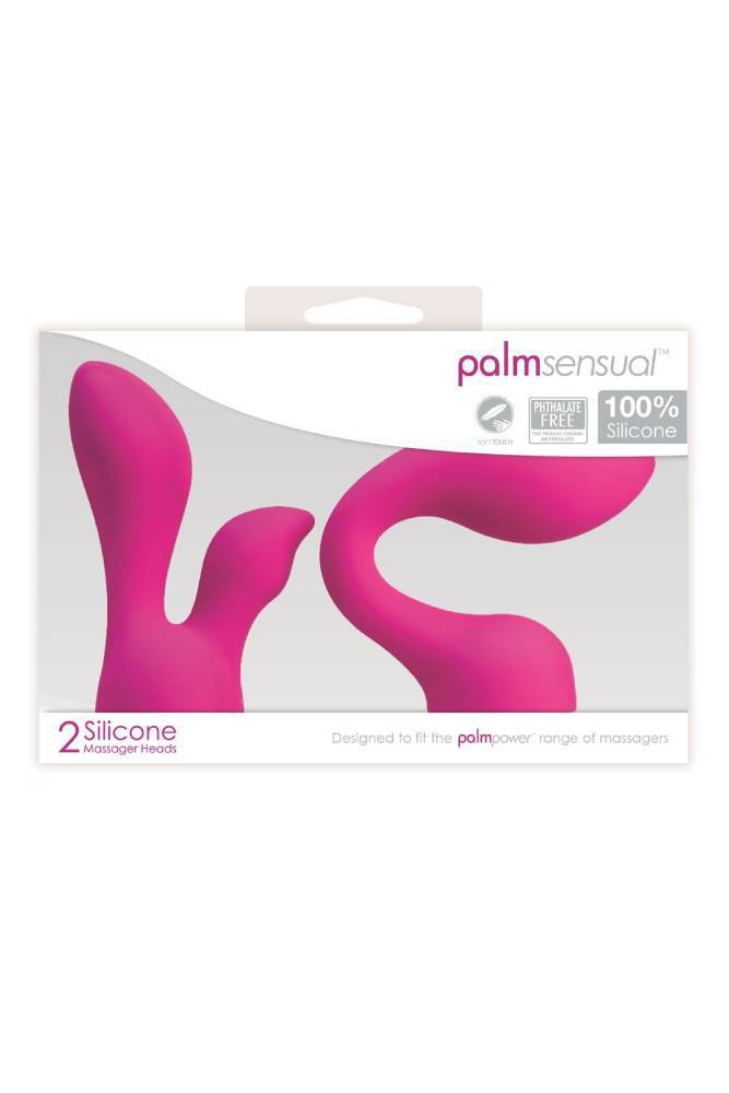 PalmPower - PalmSensual -  Massager Attachment Set - 2 PC - Pink - Stag Shop