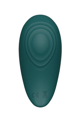 Evolved - Palm Pleasure - Thumping Vibrator - Teal - Stag Shop