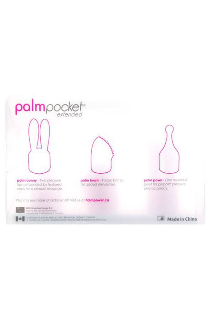 PalmPower- PalmPocket Extended Attachment Set -  3 PC - Pink - Stag Shop