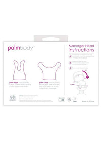 Thumbnail for PalmPower - Palm Body - Silicone Massager Attachments - 2 PC - Pink - Stag Shop