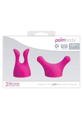 PalmPower - Palm Body - Silicone Massager Attachments - 2 PC - Pink - Stag Shop