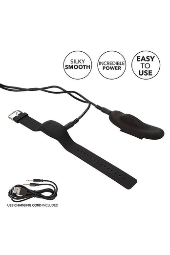Cal Exotics - Lock-N-Play Wristband Remote Panty Vibrator - Black - Stag Shop