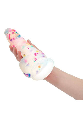 Addiction - Party Marty Silicone Dildo - Clear - Stag Shop