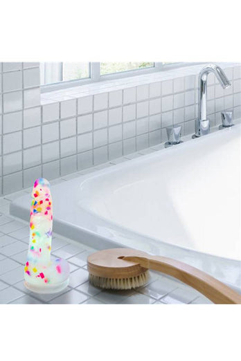 Addiction - Party Marty Silicone Dildo - Clear - Stag Shop