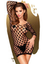 Penthouse Lingerie - Passion Goddess Fishnet Dress - Black - Stag Shop