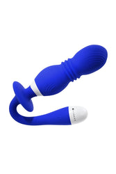 Evolved - Gender X - Play Ball Thrusting Vibrator - Blue - Stag Shop