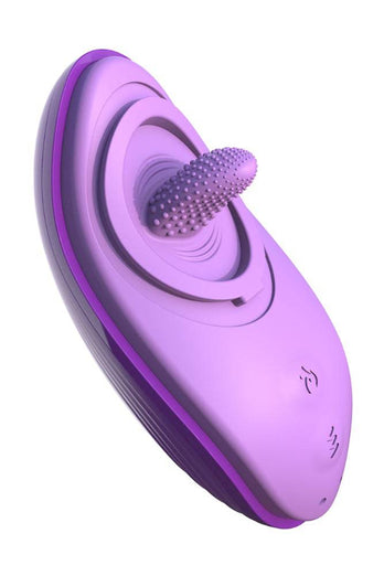 Pipedream - Fantasy For Her - Her Silicone Fun Tongue Warming Tongue Vibrator - Stag Shop