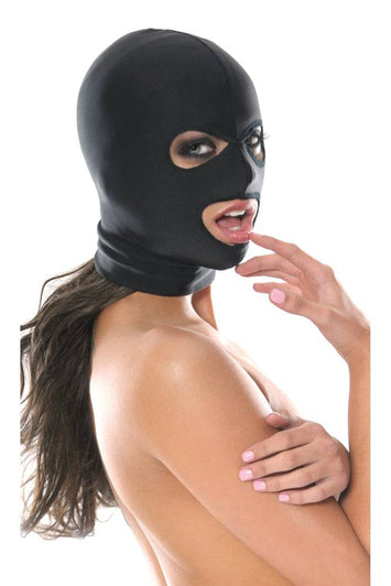 Pipedream - Fetish Fantasy - Spandex 3 Hole Hood - Black - Stag Shop