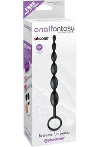 Thumbnail for Pipedream - Anal Fantasy - First Time Fun Anal Beads - Black - Stag Shop