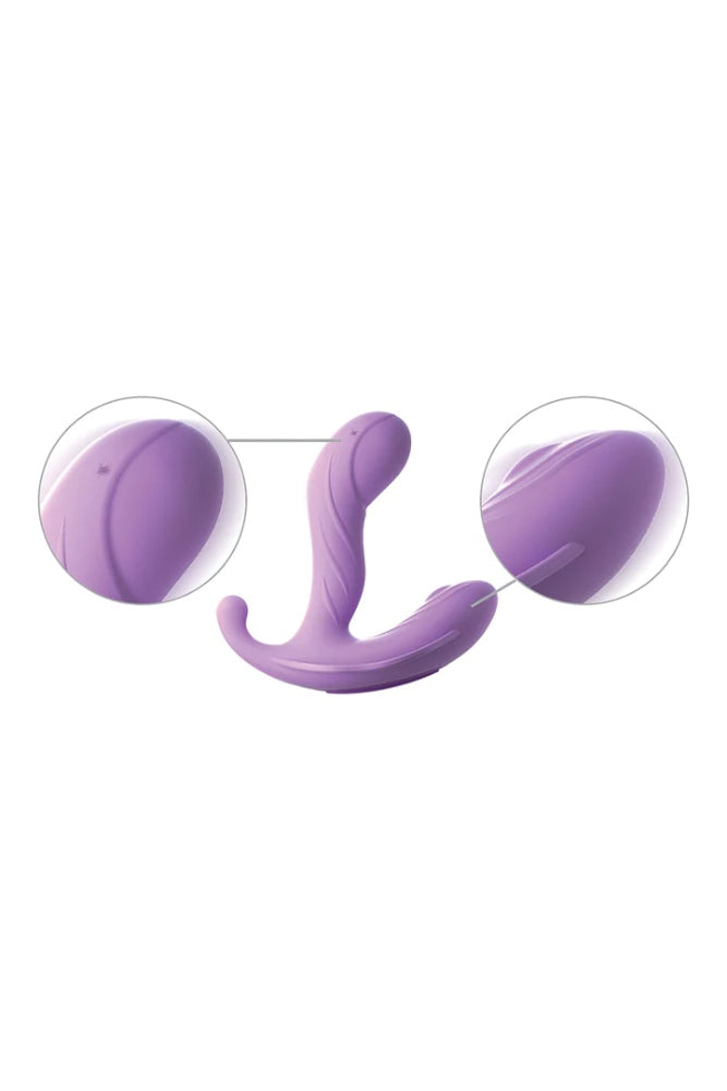 Pipedream - Fantasy for Her - G-Spot Stimulate-her Warming Vibrator with Remote - Purple - Stag Shop
