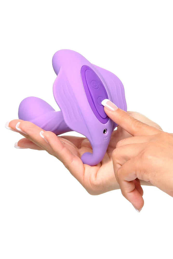 Pipedream - Fantasy for Her - G-Spot Stimulate-her Warming Vibrator with Remote - Purple - Stag Shop