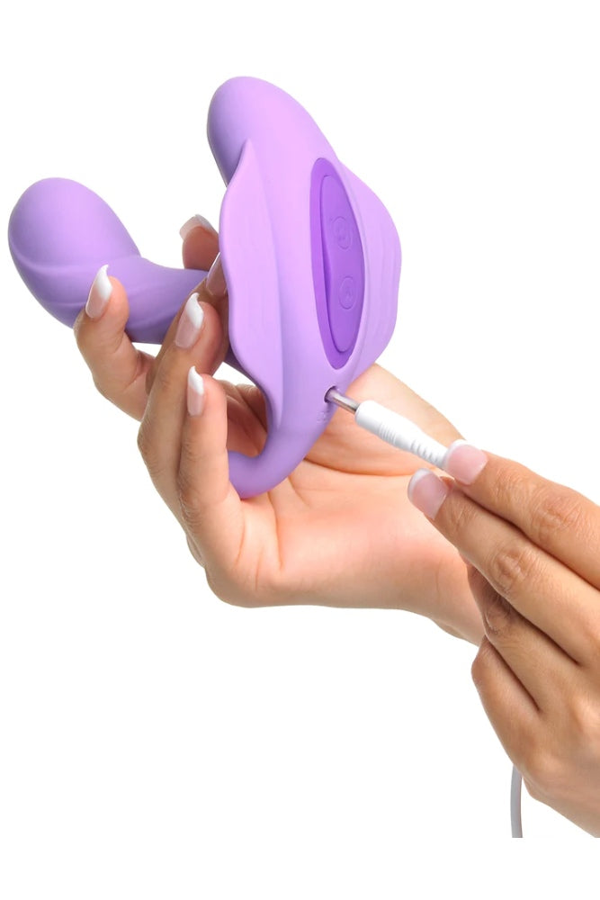 Pipedream - Fantasy for Her - G-Spot Stimulate-her Warming Vibrator with Remote - Purple - Stag Shop