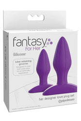 Pipedream - Fantasy For Her - Her Designer Love Butt Plug Set - Stag Shop