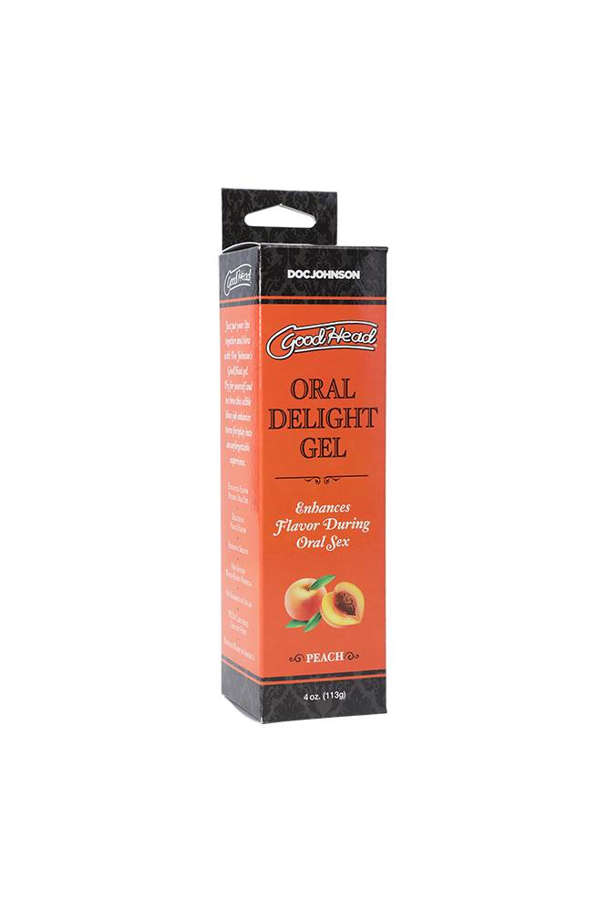 Doc Johnson - GoodHead - Oral Delight Gel - Peach - 4 oz - Stag Shop