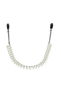 Thumbnail for Sincerely by Sportsheets - Pearl Chain Nipple Clips - Stag Shop
