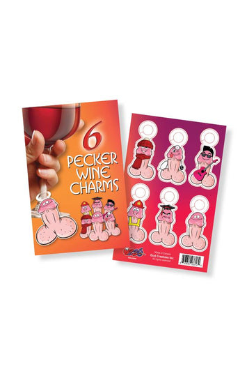 Ozze Creations - Pecker Wine Glass Charms - Stag Shop