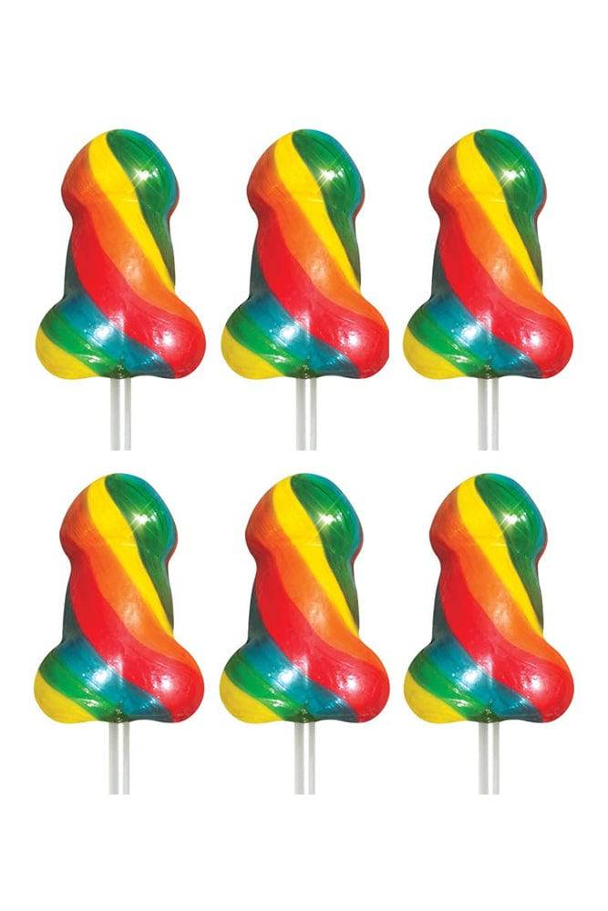 Pipedream - Rainbow Pecker Pops - 6 pack - Stag Shop